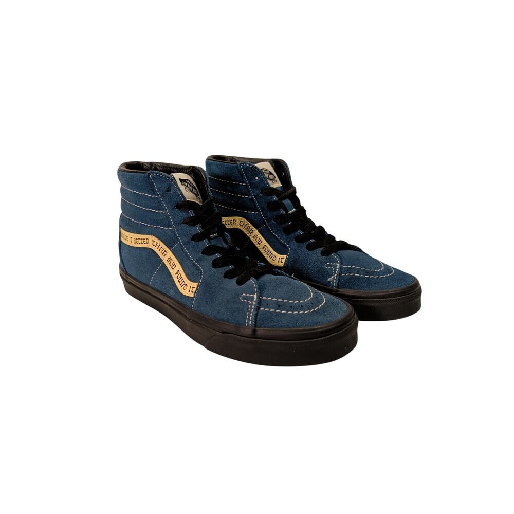 Vans SK8 Hi Parks Project Blue Suede Hightop Sneakers Unisex Sneakers
